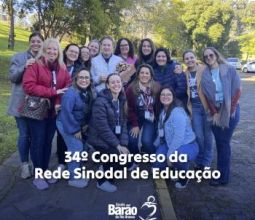 Equipe da Escola Barão no 34º Congresso da Rede Sinodal de Educação
