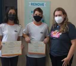 Estudantes da Barão recebem medalha  da 16ª Olimpíada Brasileira de Matemática