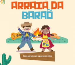 Horários das apresentações - Arraiá da Barão