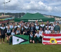Estudante da Barão participa da  3ª Etapa do Campeonato Catarinense de Remo em Florianópolis.